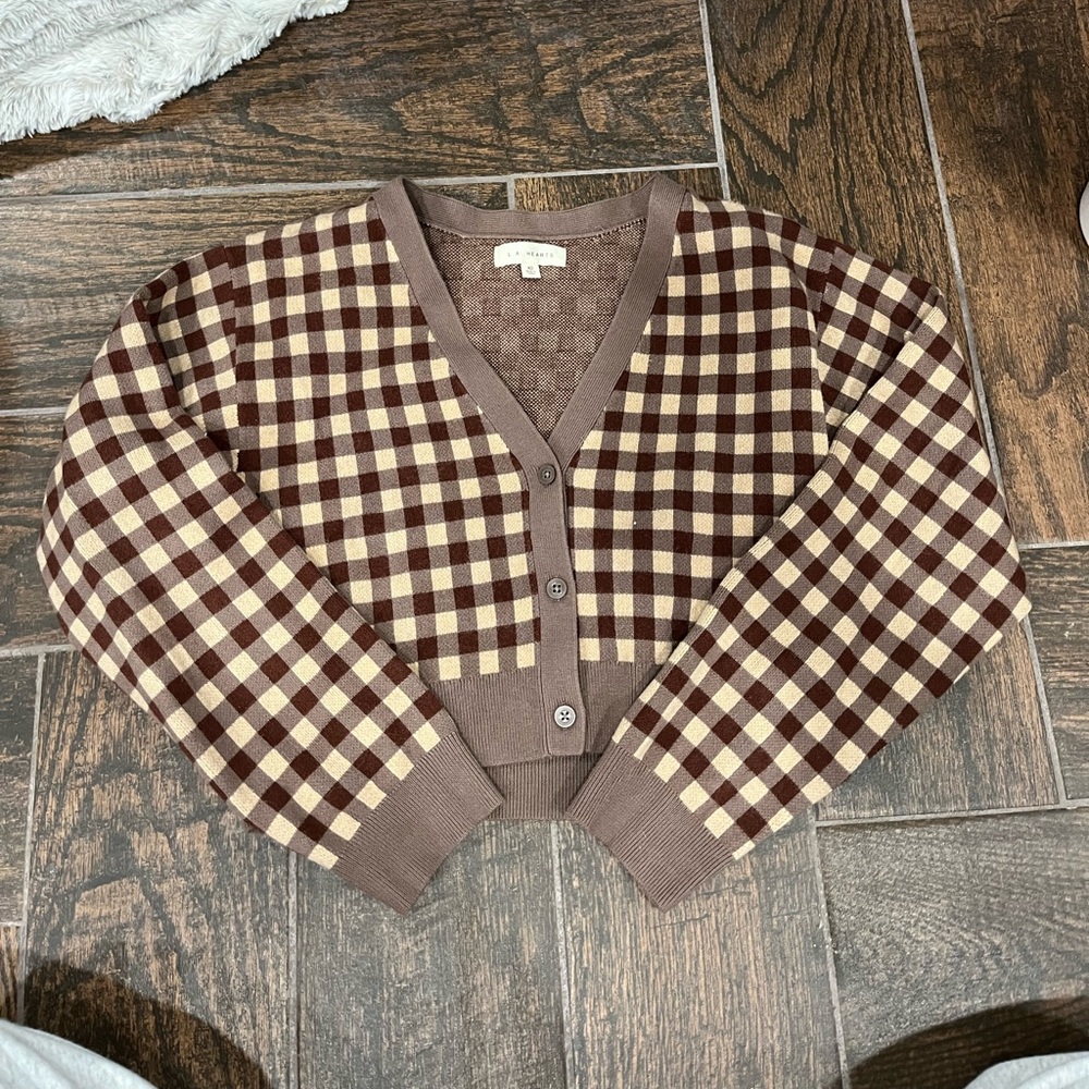 Gingham Sweater